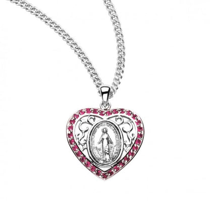 Sterling Silver Oval Miraculous Medal, Catholic Gift, Made in USA